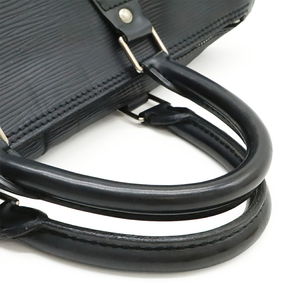 LOUIS VUITTON Epi Speedy 30 Handbag, Soft Leather, Noir Black, M59222 - Picture 5 of 9
